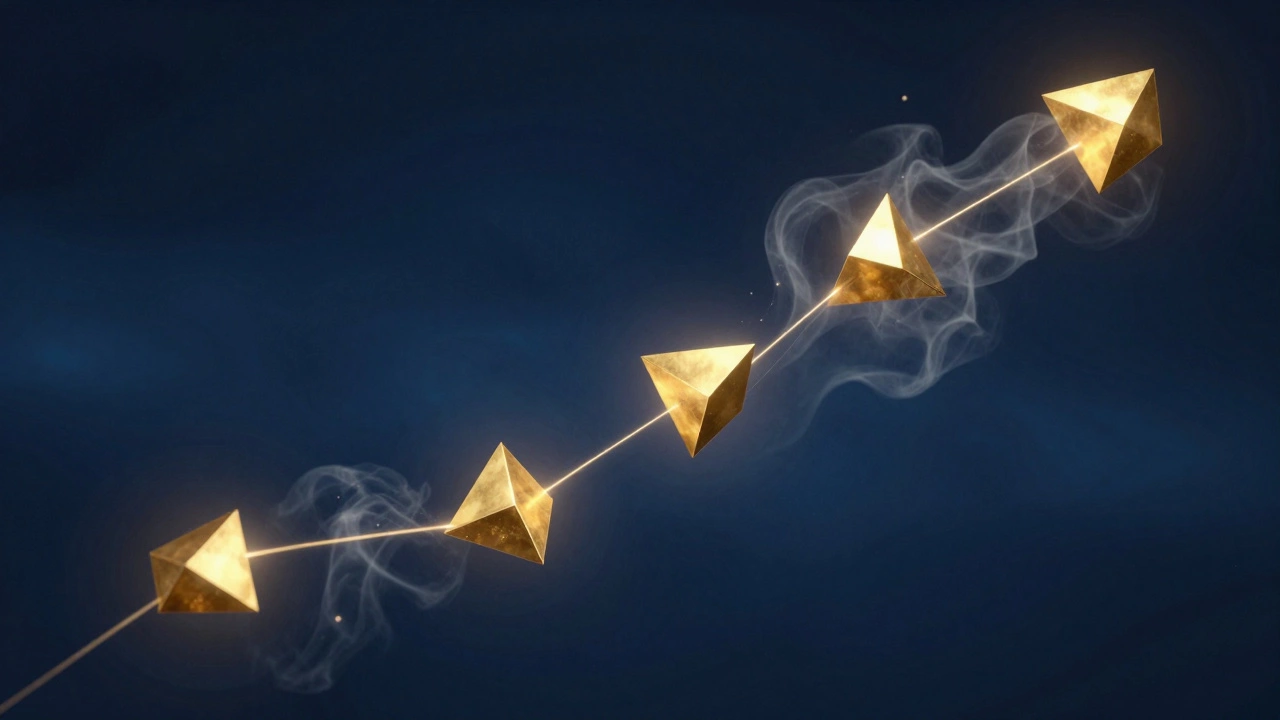 Glowing neural connections fading to show memory retention needs