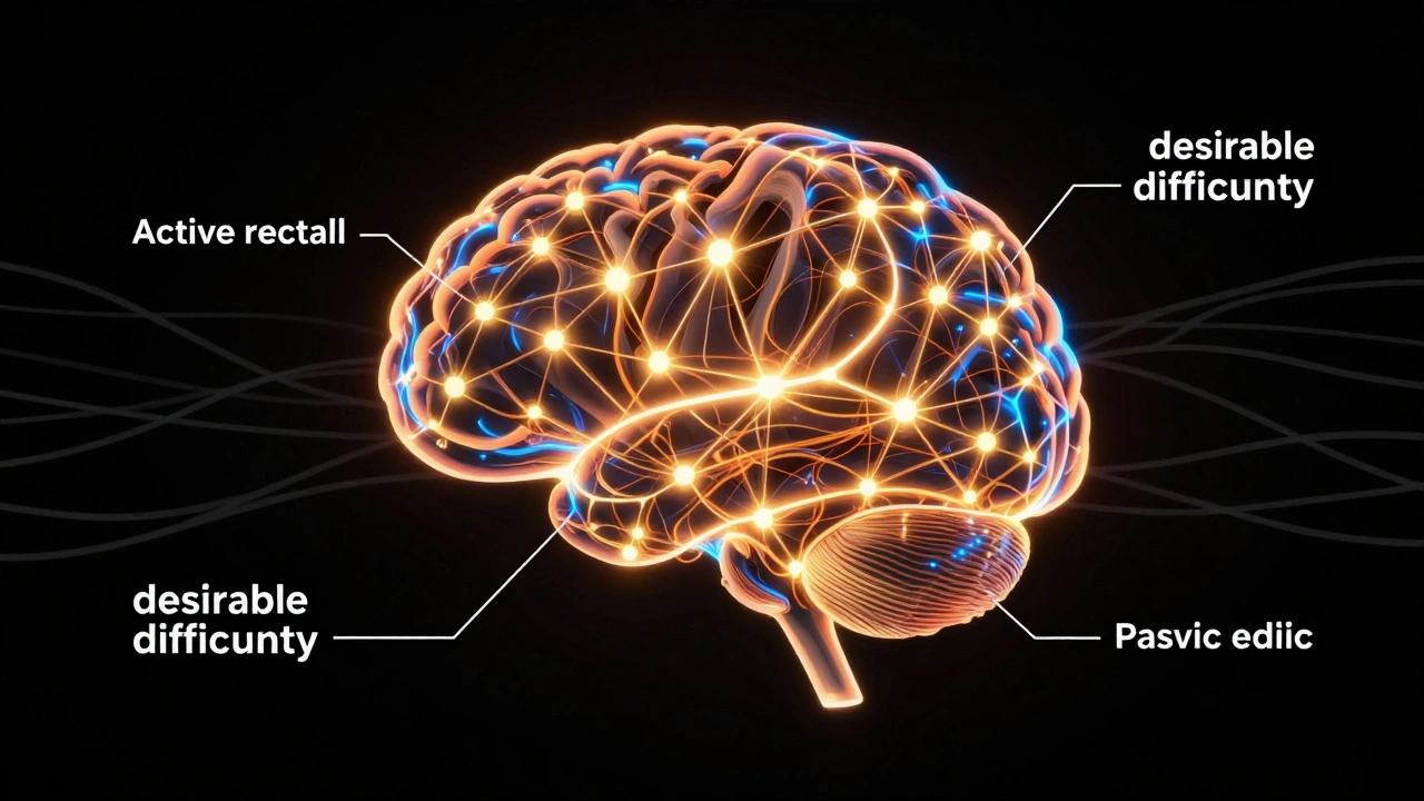 Abstract glowing neural network showing active memory connections