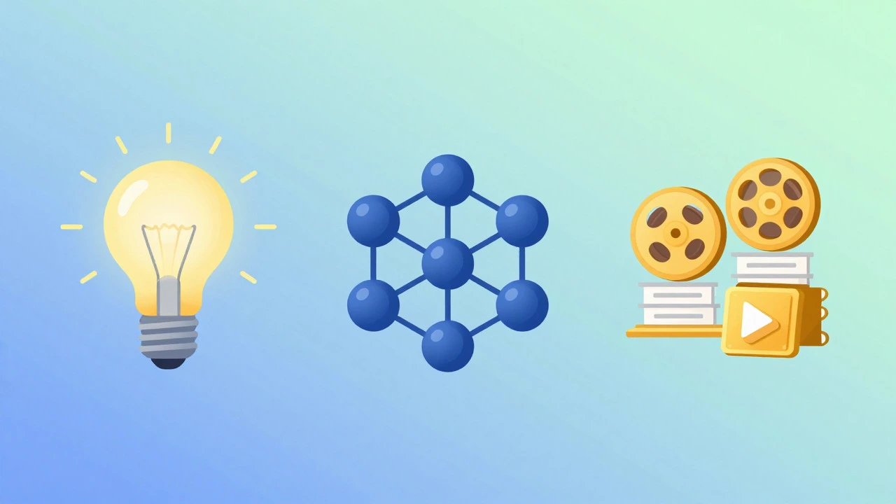 Illustration showing progression from one-on-one tutoring to group sessions and courses.