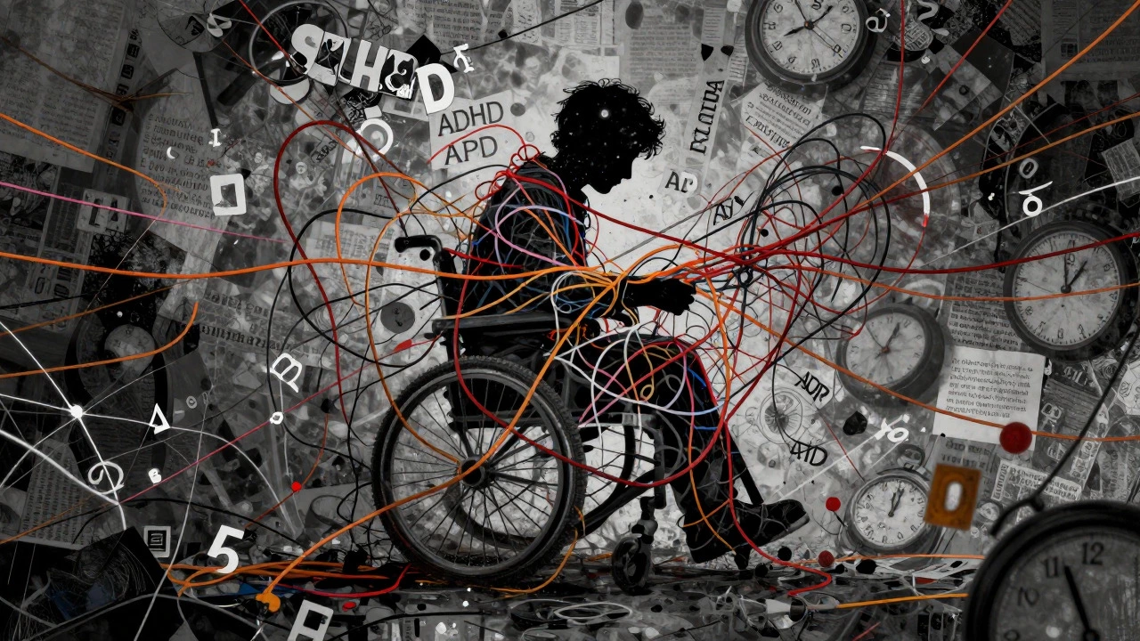 Abstract representation of complex learning disorders
